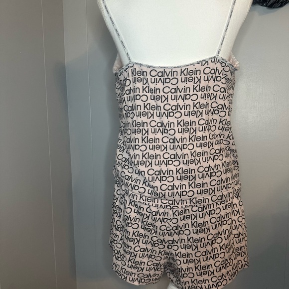 Calvin Klein Logo Print Lounge Set – Tank & Shorts, Size XL - Picture 6 of 8